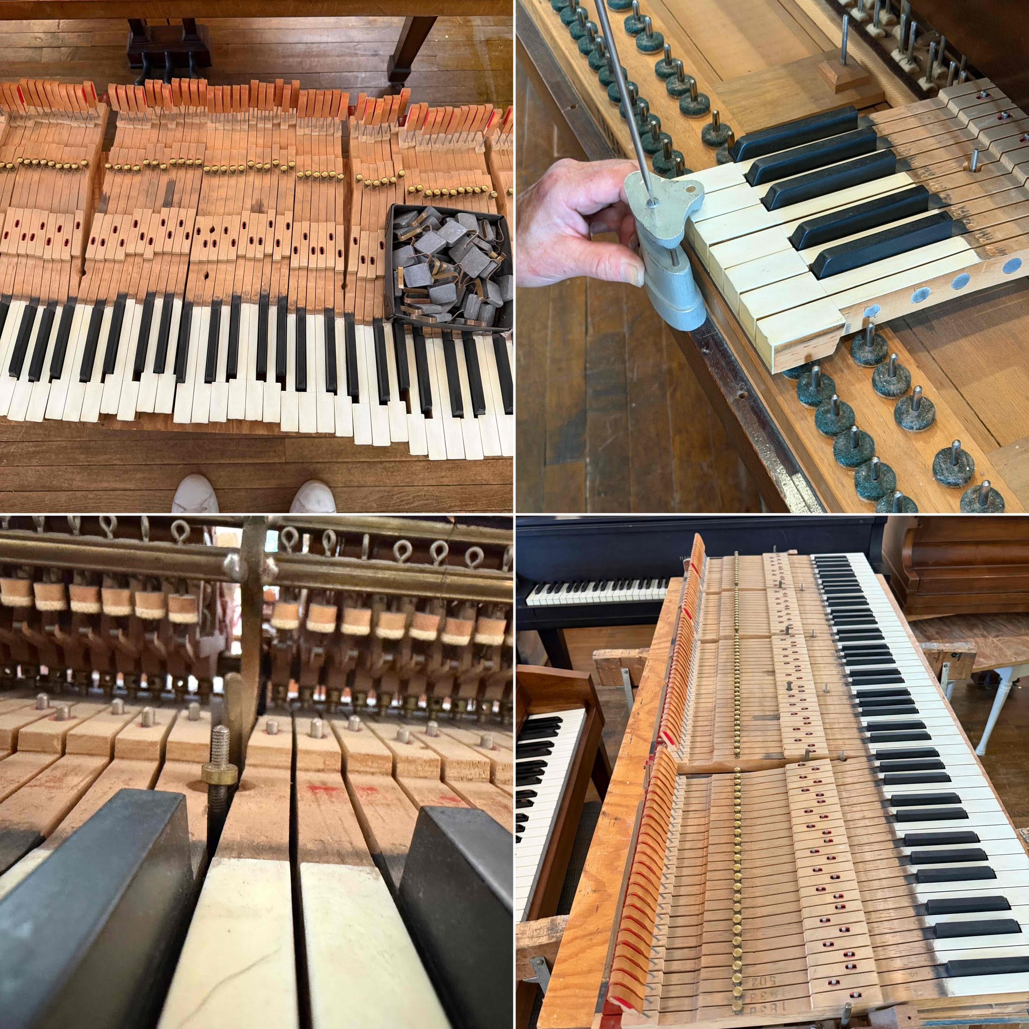 Steinway restoration step 2