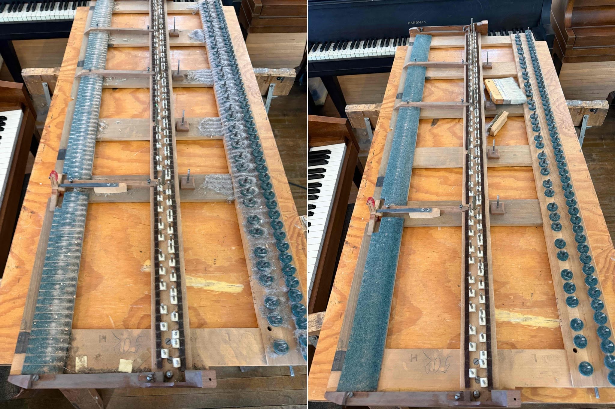Steinway restoration step 3