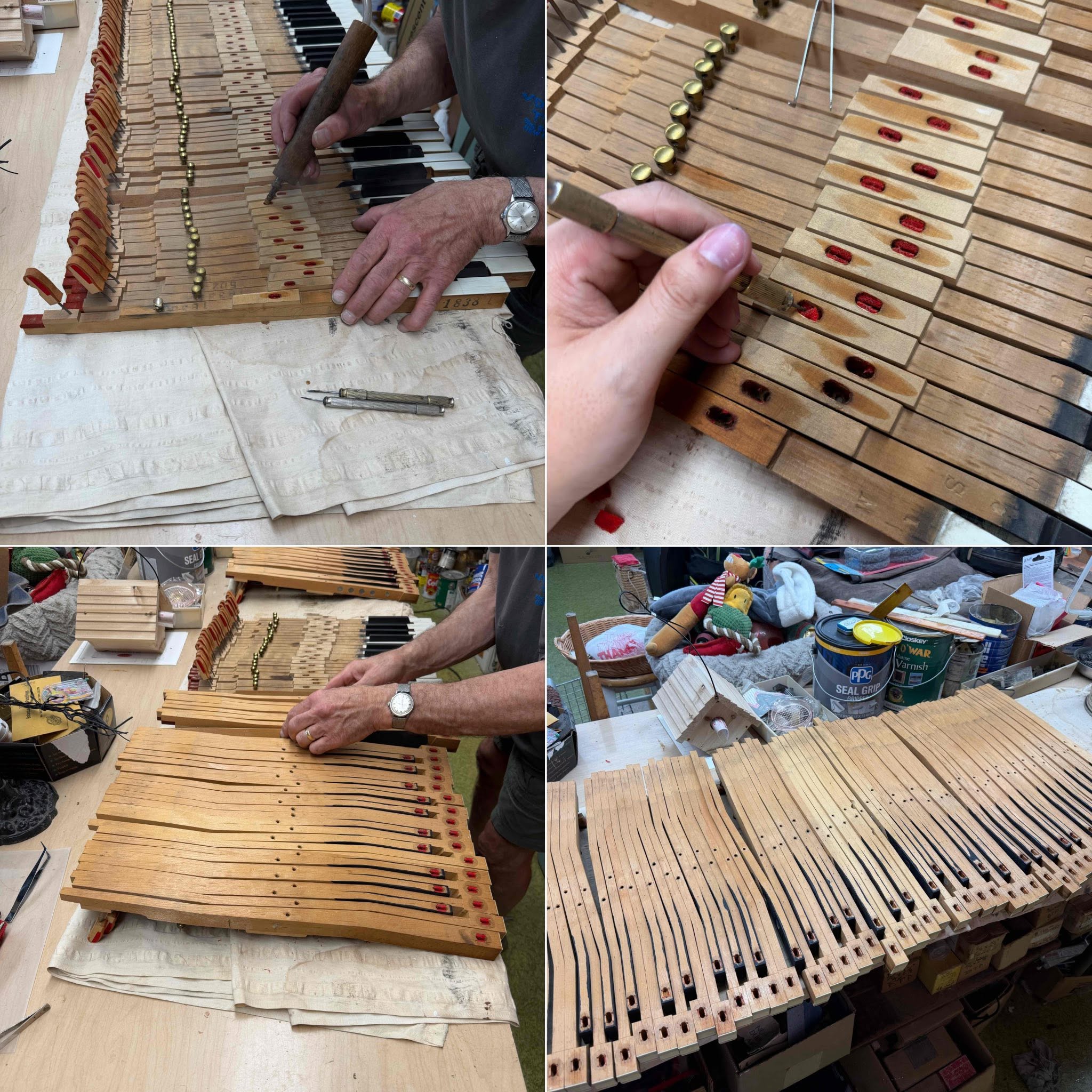 Steinway restoration step 4